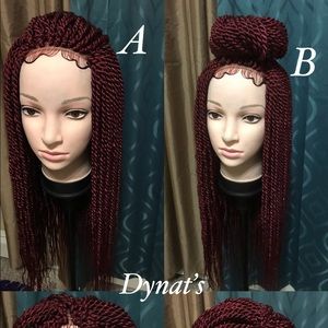Box braid wig